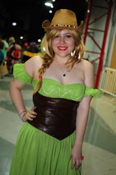 Size: 638x960 | Tagged: safe, artist:marabommie, applejack, human, cosplay, irl, irl human, photo