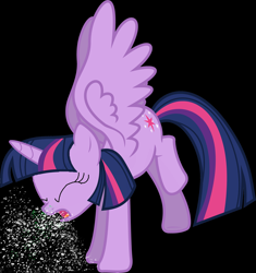 Size: 6000x6372 | Tagged: safe, artist:sneezefetishponies, derpibooru import, twilight sparkle, twilight sparkle (alicorn), alicorn, pony, absurd resolution, female, fetish, mare, mucous, sneezing, sneezing fetish, solo, spray