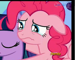 Size: 443x352 | Tagged: safe, screencap, pinkie pie, earth pony, pony, tanks for the memories, crying, solo