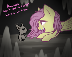 Size: 1280x1024 | Tagged: safe, artist:askflutterpsycho, fluttershy, pegasus, pony, female, mare, pink mane, yellow coat