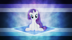 Size: 3840x2160 | Tagged: safe, artist:dashiesparkle, artist:game-beatx14, rarity, pony, unicorn, solo, wallpaper