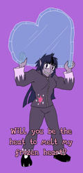 Size: 680x1417 | Tagged: safe, artist:advanceddefense, derpibooru import, twilight sparkle, human, hearts and hooves day, humanized, ice heart, lifting, pony coloring, solo, twilight unbound, werelight shine