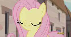 Size: 1903x995 | Tagged: safe, screencap, fluttershy, pegasus, pony, the cutie map, cute, eyes closed, great moments in animation, wat