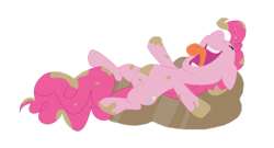 Size: 900x485 | Tagged: safe, artist:nollaig, pinkie pie, earth pony, pony, chocolate, chocolate rain, solo