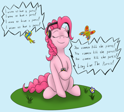 Size: 1500x1360 | Tagged: safe, artist:8aerondight8, pinkie pie, earth pony, pony, andrew w.k., headphones, long live the party, mp3 player, music, walkman