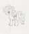 Size: 1001x1177 | Tagged: safe, artist:j4m35c, pinkie pie, earth pony, pony, monochrome, solo, traditional art