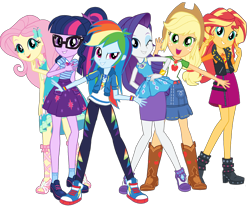 Size: 2048x1706 | Tagged: safe, edit, edited screencap, editor:php77, screencap, applejack, fluttershy, rainbow dash, rarity, sci-twi, sunset shimmer, twilight sparkle, better together, equestria girls, bad edit, converse, female, geode of empathy, geode of fauna, geode of shielding, geode of super speed, geode of super strength, geode of telekinesis, humane five, humane six, magical geodes, not a vector, official, shoes, sneakers