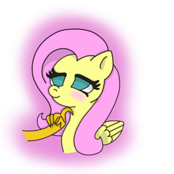 Size: 400x400 | Tagged: safe, artist:oasis-image, discord, fluttershy, pegasus, pony, discoshy, female, male, shipping, straight