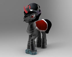 Size: 1024x808 | Tagged: safe, artist:harikon, derpibooru import, king sombra, pony, unicorn, 3d, 3d model, crystal heart, model, solo