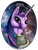 Size: 1500x2000 | Tagged: safe, artist:hengebellika, derpibooru import, twilight sparkle, bird of prey, bust, crossover, klingon, klingon pony, ponified species, portrait, science fiction, solo, star trek, wireframe