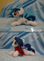 Size: 1600x2240 | Tagged: safe, artist:lanacraft, dj pon-3, rarity, vinyl scratch, beanie (plushie), irl, photo, plushie