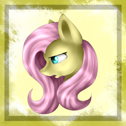 Size: 1000x1000 | Tagged: safe, artist:lighstring, fluttershy, pegasus, pony, female, mare, pink mane, solo, yellow coat