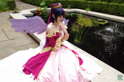 Size: 2048x1365 | Tagged: safe, artist:residentexorcist, derpibooru import, twilight sparkle, twilight sparkle (alicorn), alicorn, human, clothes, coronation dress, cosplay, dress, irl, irl human, photo, solo