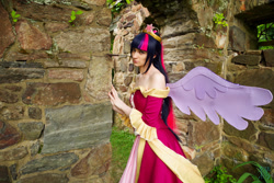 Size: 2048x1365 | Tagged: safe, artist:residentexorcist, derpibooru import, twilight sparkle, twilight sparkle (alicorn), alicorn, human, clothes, coronation dress, cosplay, dress, irl, irl human, photo, solo