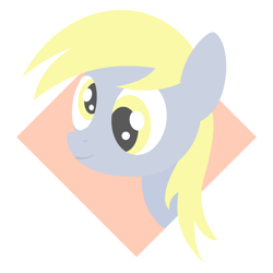 Size: 4000x4000 | Tagged: safe, artist:nodepoint, derpibooru exclusive, derpy hooves, pegasus, pony, absurd resolution, female, lineless, mare, simple background, solo, vector, white background, wide eyes