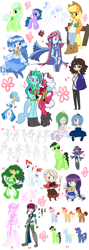 Size: 2000x5600 | Tagged: safe, artist:looji, applejack, oc, earth pony, pony, female, mare, sketch dump