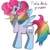 Size: 512x512 | Tagged: safe, pinkie pie, rainbow dash, ponytaur, taur, crossover, fusion, multiple limbs, pegataur, pinkiedash(fusion), race swap, steven universe