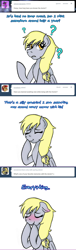 Size: 780x2580 | Tagged: safe, artist:monsterr-record-store, derpy hooves, pony, blushing, floppy ears, key, lovestruck derpy