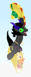 Size: 480x1180 | Tagged: safe, artist:dm29, derpibooru import, king sombra, pony, unicorn, derp, dr. strangelove, i didn't listen, king sombrero, maracas, meme, musical instrument, sombra eyes, sombrero, taco, taco tuesday