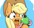 Size: 2063x1700 | Tagged: artist needed, safe, applejack, earth pony, pony, worm, apple, my little brony risovach, tragedy