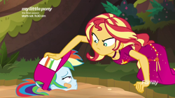 Size: 1920x1080 | Tagged: safe, screencap, rainbow dash, sunset shimmer, better together, equestria girls, spring breakdown, out of context, quicksand