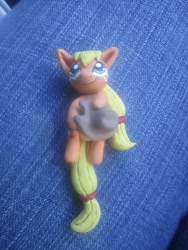 Size: 540x720 | Tagged: safe, artist:razzyrazz, applejack, earth pony, pony, craft, female, mare, sculpture