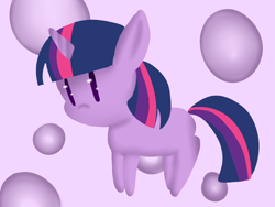 Size: 1024x768 | Tagged: safe, artist:shy-moon13, derpibooru import, twilight sparkle, chibi, no mouth, solo