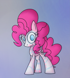 Size: 1035x1158 | Tagged: safe, artist:mr. rottson, pinkie pie, earth pony, pony, female, mare, pink coat, pink mane, simple background, solo