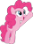 Size: 784x1051 | Tagged: safe, artist:sketchmcreations, pinkie pie, earth pony, pony, cute, inkscape, open mouth, simple background, solo, transparent background, vector, waving