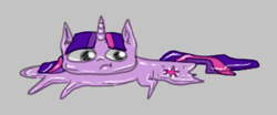 Size: 559x232 | Tagged: safe, artist:brainstew00, derpibooru import, twilight sparkle, melting, solo, surreal, wat