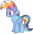 Size: 1696x1736 | Tagged: safe, artist:princesspartysweet, derpibooru import, rainbow dash, pegasus, pony, solo, wings