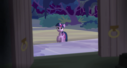 Size: 1217x657 | Tagged: safe, artist:mysterymelt, derpibooru import, twilight sparkle, castle mane-ia, castle, solo, vector