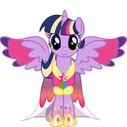 Size: 1600x1592 | Tagged: safe, artist:mysterymelt, derpibooru import, twilight sparkle, twilight sparkle (alicorn), alicorn, pony, drama, female, mare, rainbow power, simple background, solo, transparent background, vector