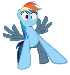 Size: 595x640 | Tagged: safe, artist:xbi, derpibooru import, screencap, rainbow dash, pegasus, pony, rarity investigates, .svg available, female, mare, show accurate, simple background, solo, svg, trace, transparent background, vector