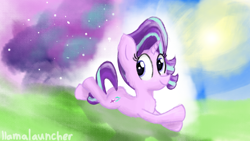 Size: 3840x2160 | Tagged: safe, artist:llamalauncher, starlight glimmer, pony, unicorn, cute, glimmerbetes, solo