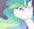 Size: 6000x5000 | Tagged: safe, artist:caprisart, princess celestia, alicorn, pony, absurd resolution, bust, ear fluff, looking up, portrait, solo
