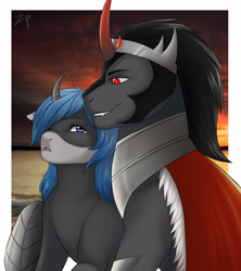 Size: 1862x2100 | Tagged: safe, artist:zacepka, derpibooru import, king sombra, oc, pony, unicorn