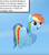 Size: 448x512 | Tagged: safe, derpibooru import, edit, edited screencap, screencap, rainbow dash, pegasus, pony, my little pony: the movie, cropped, cute, dashabetes, inset, text