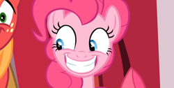 Size: 1920x966 | Tagged: safe, screencap, big macintosh, pinkie pie, earth pony, pony, pinkie apple pie, male, stallion