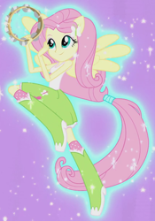 Size: 430x615 | Tagged: safe, screencap, fluttershy, equestria girls, hamstocalypse now, rainbow rocks, boots, clothes, cute, high heel boots, outfit catalog, ponied up, ponytail, shyabetes, skirt, socks, solo, wings