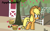 Size: 979x600 | Tagged: safe, artist:kebyi, applejack, earth pony, pony, apple, female, mare, solo