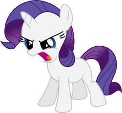 Size: 5000x4636 | Tagged: safe, artist:lman225, rarity, pony, unicorn, absurd resolution, blank flank, filly, filly rarity, simple background, solo, transparent background, vector