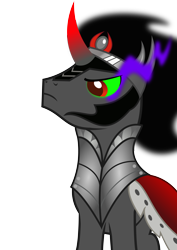 Size: 4596x6500 | Tagged: dead source, safe, artist:theshadowstone, derpibooru import, king sombra, pony, unicorn, absurd resolution, simple background, solo, sombra eyes, transparent background, unamused, vector