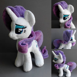 Size: 1080x1080 | Tagged: safe, artist:doctorkoda, rarity, irl, lidded eyes, photo, plushie, solo