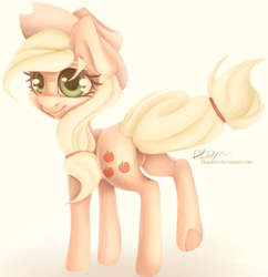 Size: 1481x1531 | Tagged: safe, artist:hamatte, applejack, earth pony, pony, female, mare, solo, underhoof