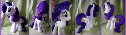 Size: 3532x1000 | Tagged: safe, artist:tianera, rarity, irl, photo, plushie, solo