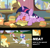 Size: 972x930 | Tagged: safe, derpibooru import, screencap, coco crusoe, gallop j. fry, little red, pipsqueak, sweetie belle, train tracks (character), twilight sparkle, twilight sparkle (alicorn), alicorn, earth pony, pony, twilight time, analysis, burger, colt, female, food, hamburger, hay, male, mare, that pony sure does love burgers, twilight burgkle