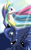 Size: 1100x1750 | Tagged: safe, artist:theroyalprincesses, princess celestia, princess luna, alicorn, pony, cloud, crepuscular rays, duo, looking up, night sky, royal sisters, sky, stars, sun, unhappy