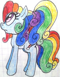 Size: 609x782 | Tagged: safe, artist:colossalstinker, derpibooru import, rainbow dash, pegasus, pony, g3.5, solo, traditional art