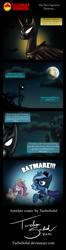 Size: 1250x4750 | Tagged: safe, artist:10art1, artist:dori-to, artist:turbosolid, princess celestia, princess luna, alicorn, pony, batman, batmare, comic, crossover, filly, woona